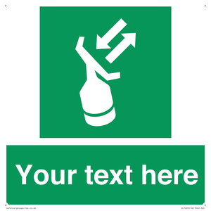 Custom sign safe condition Search and rescue transponder